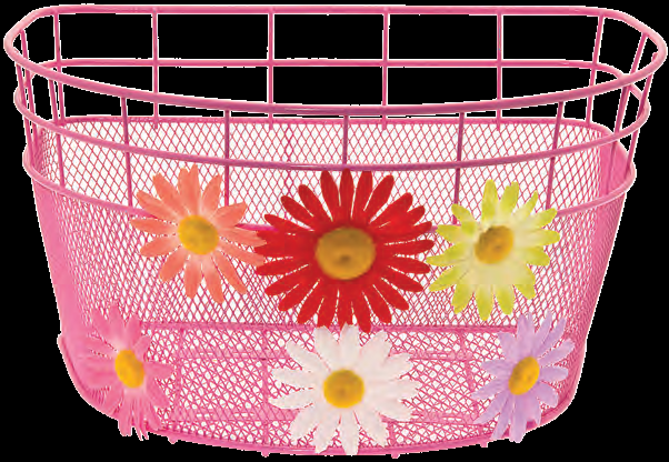 Foto cestino decorato rosa